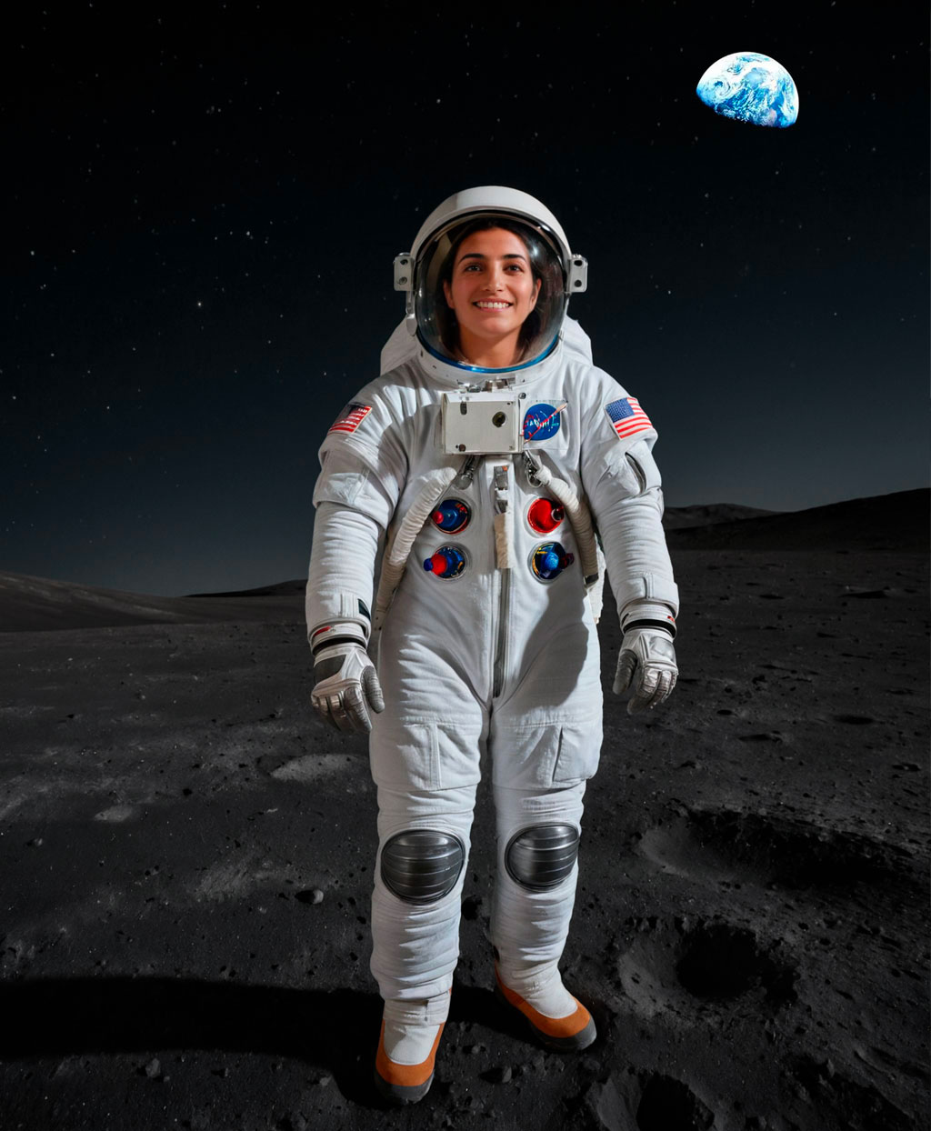 Astronauta a la Lluna