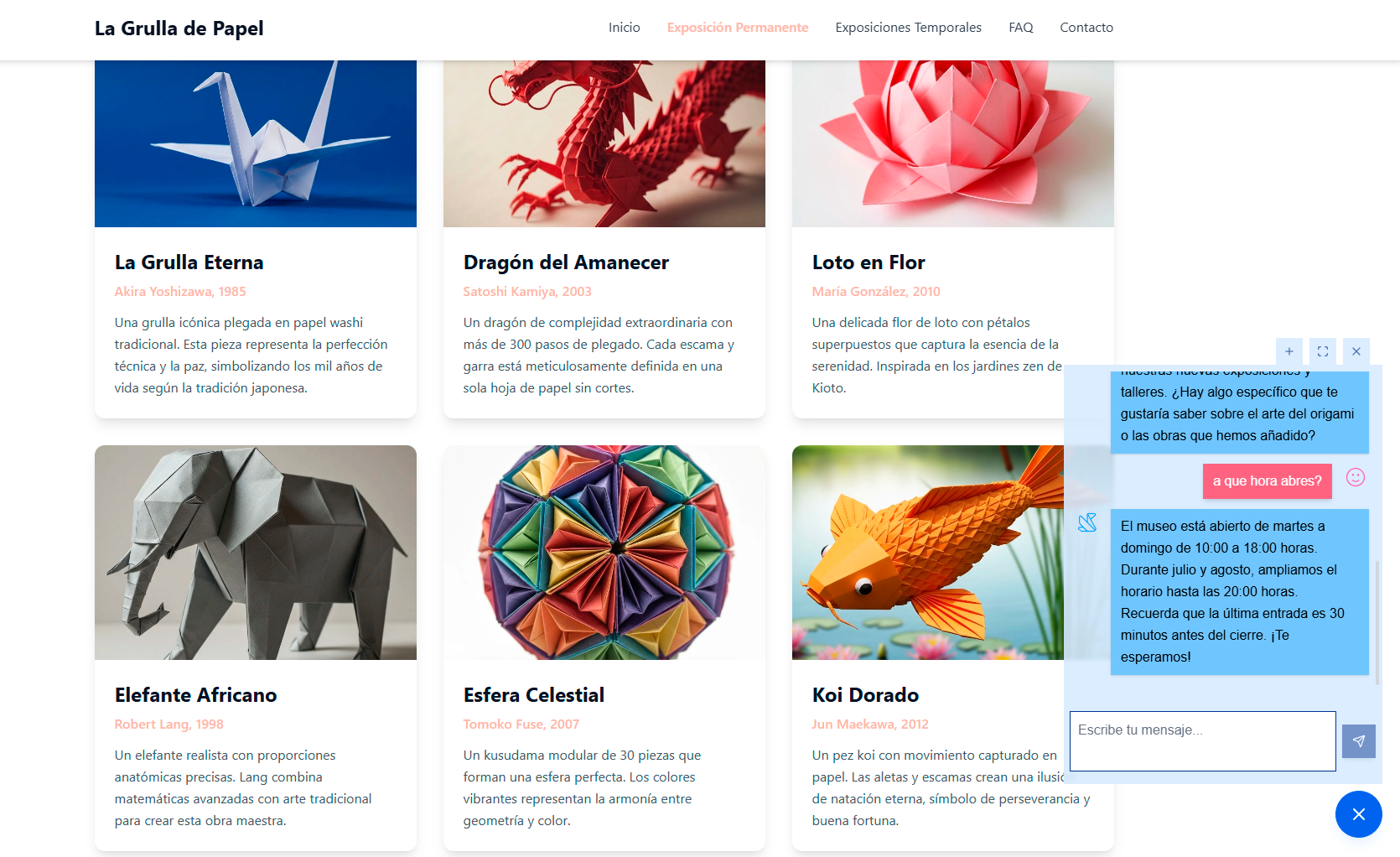 Origami — Chatbot Conversacional